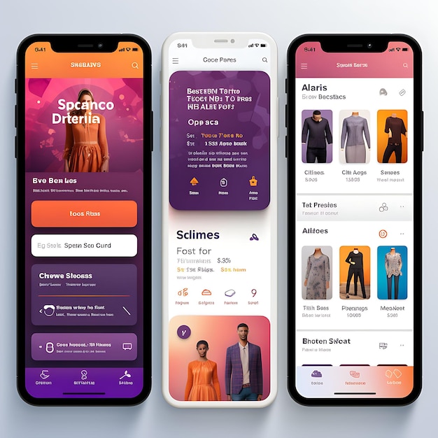Mobile App-Design von Einzelhandelscoupons und Angeboten. App-Design, Sparfokussiertes Thema mit kreativem Layout