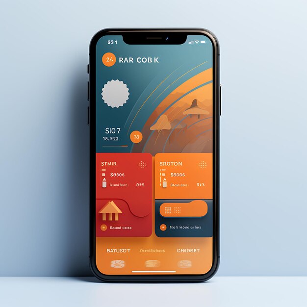 Mobile App Layout Design von Credit Card Rewards Tracker Interaktive und ansprechende Layout-Konzepte