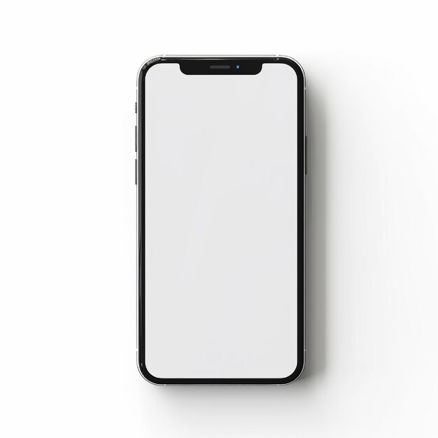 Foto mobile phone mockup generated in ai