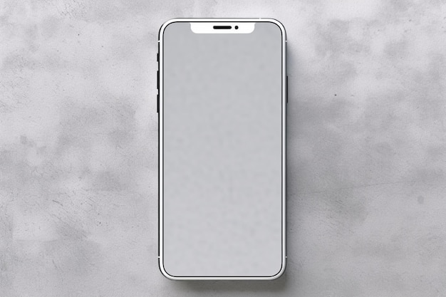 Foto mobile phone mockup generated in ai