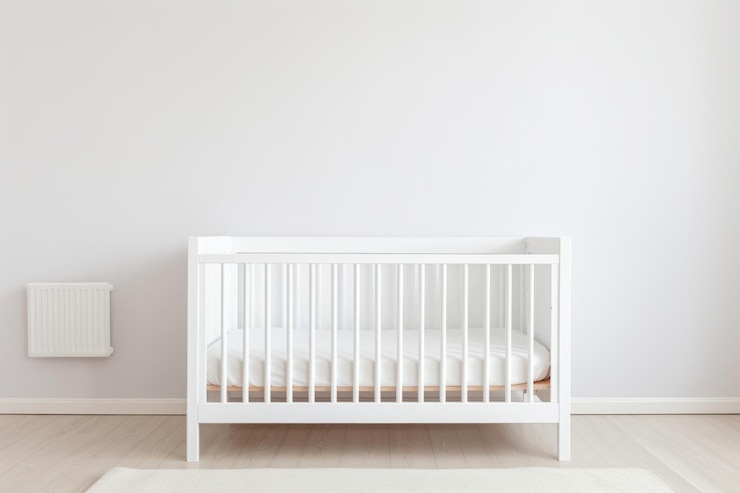 Foto mobiliário de cama de bebé berço branco