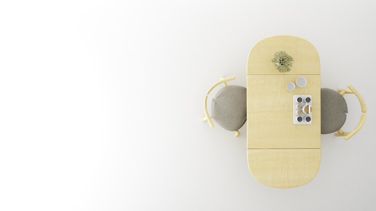 Foto mobiliário de plano de fundo branco