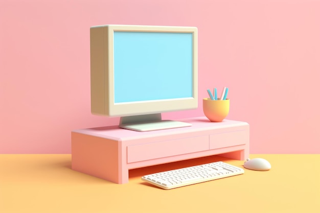 Mobiliario de mesa para computadoras