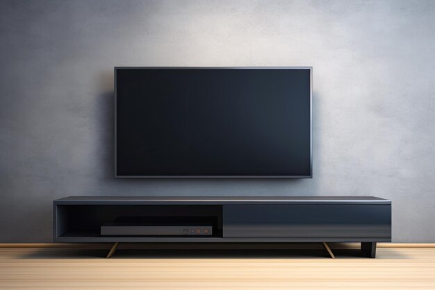 Mobiliario de salón contemporáneo un mueble de TV azul oscuro