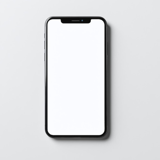 Mobiltelefon-Mockup auf isoliertem Hintergrund