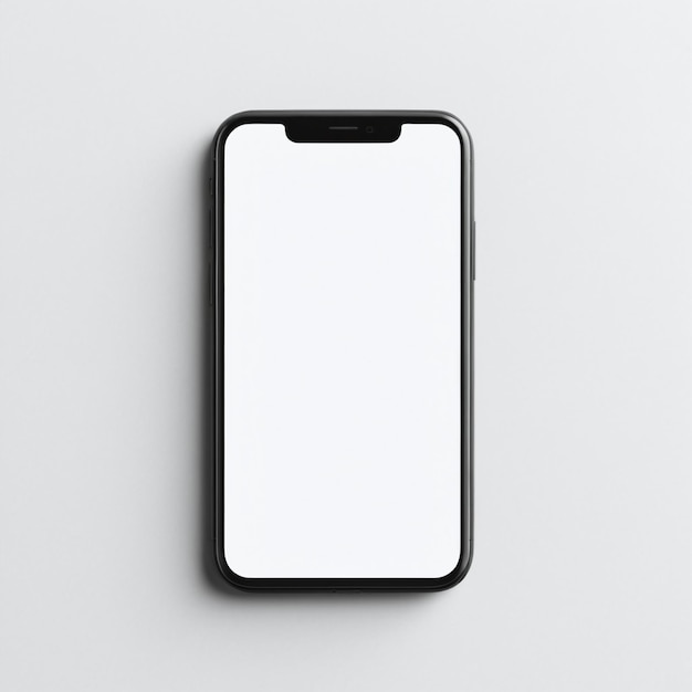 Mobiltelefon-Mockup auf isoliertem Hintergrund