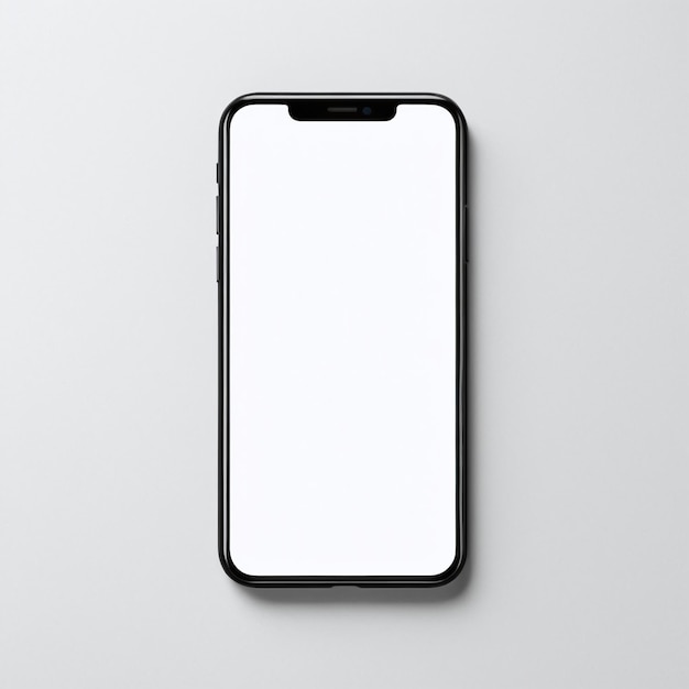 Mobiltelefon-Mockup auf isoliertem Hintergrund