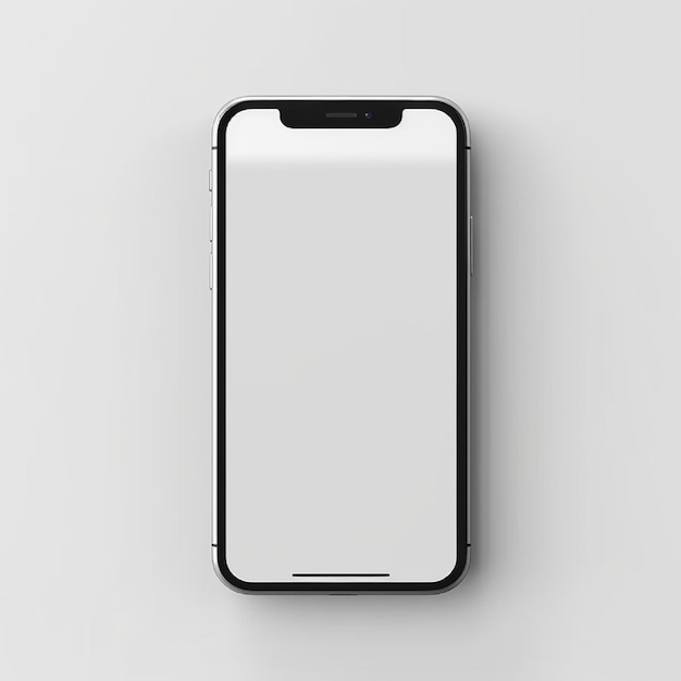 Mobiltelefon-Mockup in AI generiert