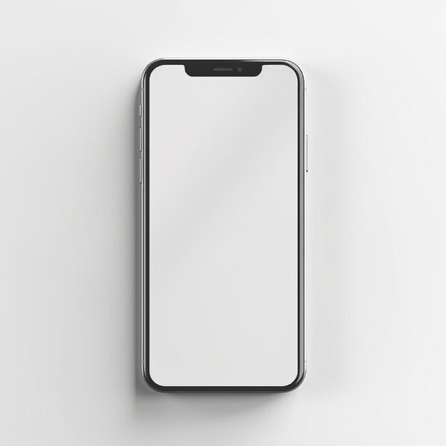 Mobiltelefon-Mockup in AI generiert