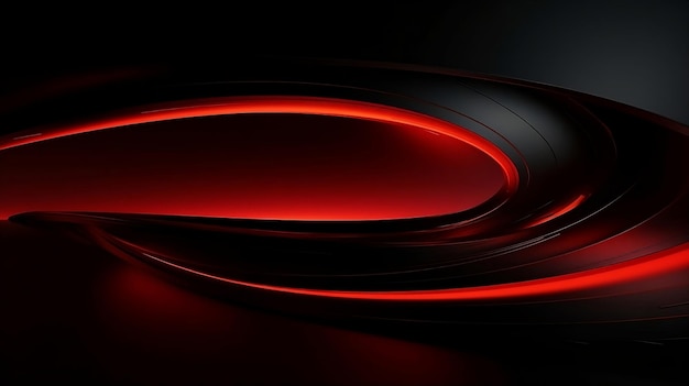 Mobius Strip Black Hole Dark Minimalistischer Desktop-Hintergrund