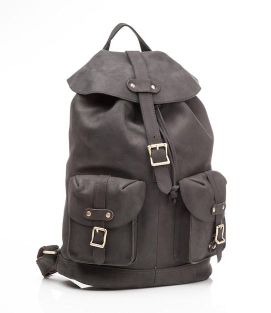 Mochila casual de cuero para hombre