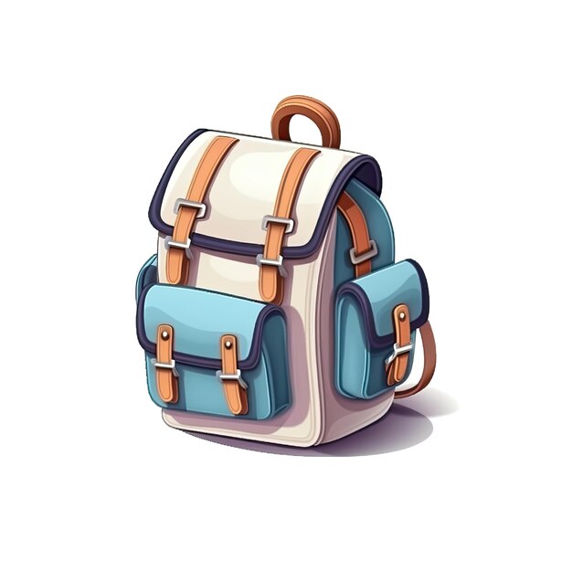 Foto mochila d ilustração generativa ai