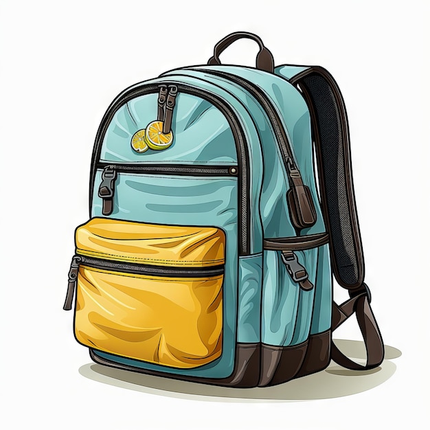 Mochila con ilustración de vuelta al cole