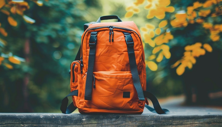 Foto mochila de moda y elegante