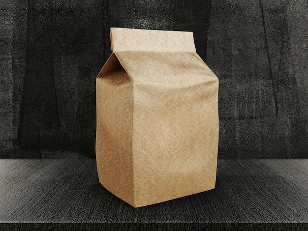 Foto mochila para saco de papel kraft