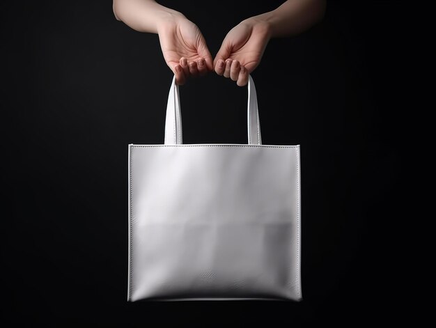 Foto mock up de bolsa de compras