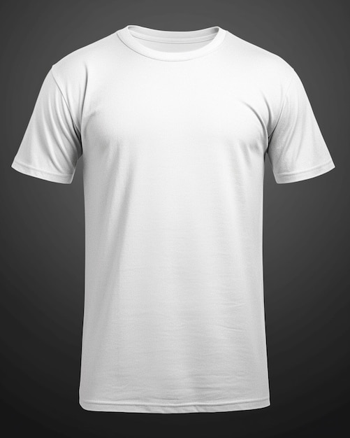 Foto mock up camiseta lisa frente aislado