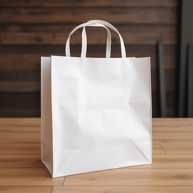 Foto mock-up de bolsa de compras