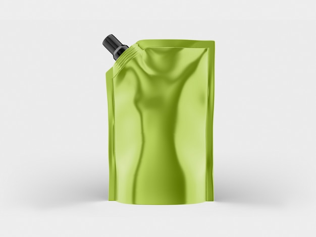 Mock-up de bolsa de plástico