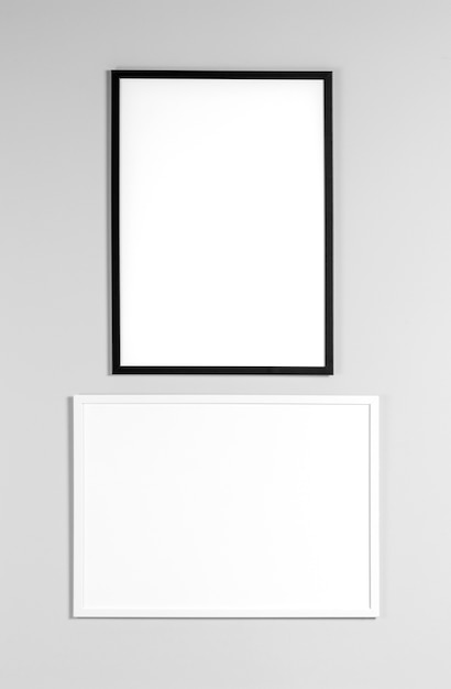 Foto mock up frames na parede