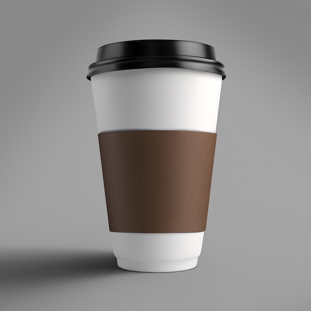 Mock-up-Papierbecher für Kaffee mitnehmen