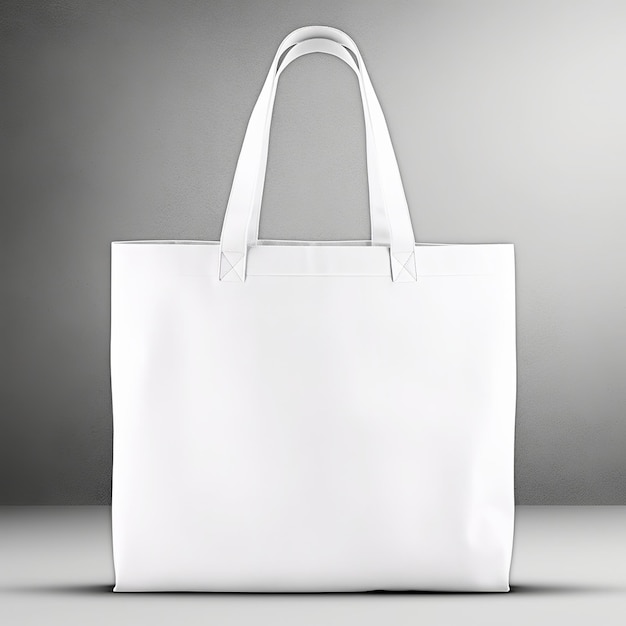 Mockup aislado de bolsa blanca Generativo Ai