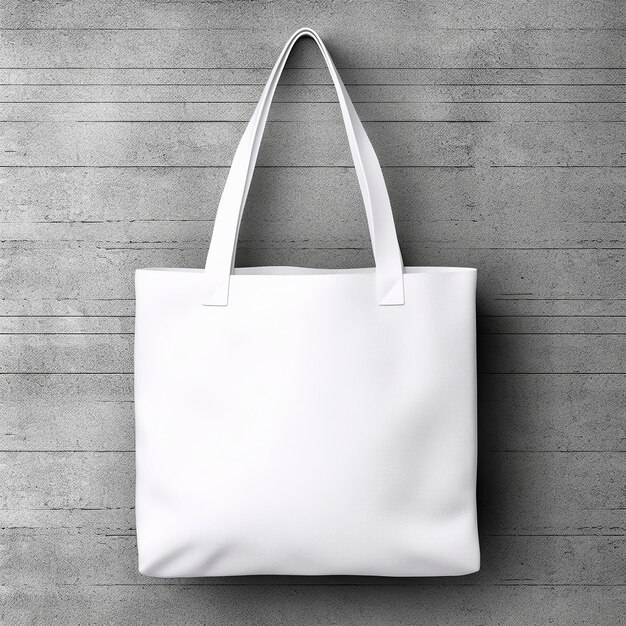 Mockup aislado de bolsa blanca Generativo Ai