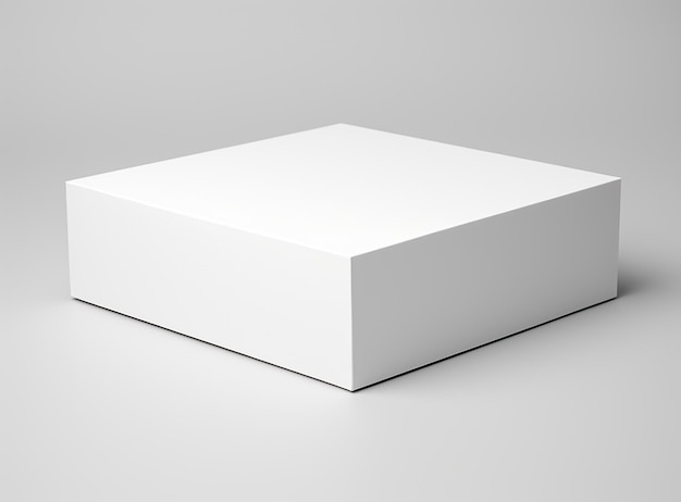 Foto mockup blank white white box kostenloses stockfoto im stil von w
