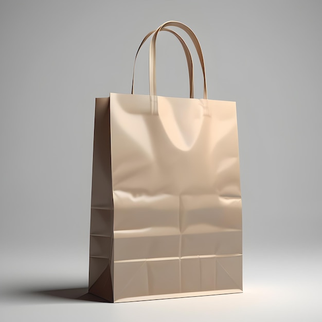 mockup de bolsa en blanco