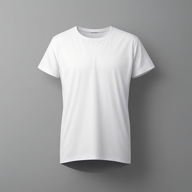 Foto mockup de camiseta blanca generado por ia