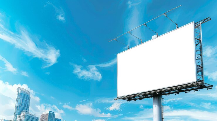 Mockup de carteles publicitarios de ciudades vibrantes de Nueva Zelanda con un cielo azul realista en resolución de 8K de alta calidad