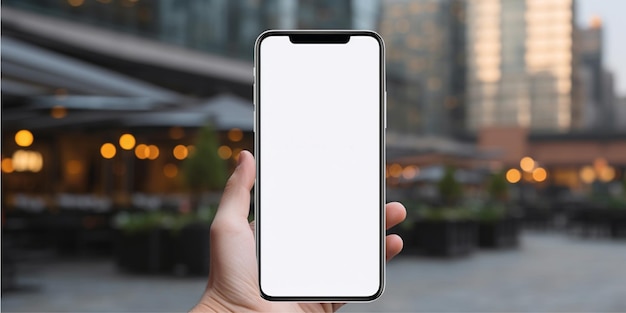 Mockup de exibição de smartphone