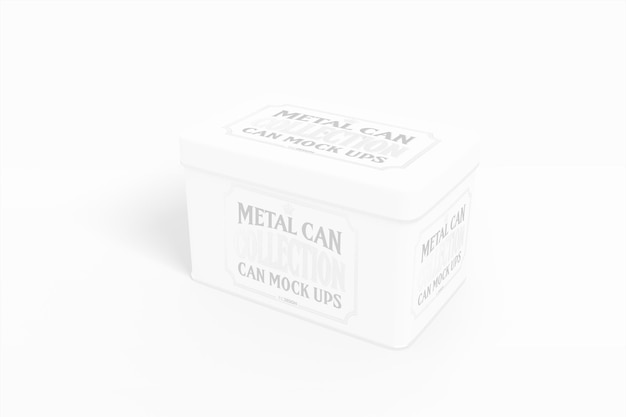 mockup de lata de metal coletino