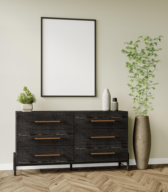 mockup de papel de parede no interior uma mesa de madeira com uma árvore com fundo transparente
