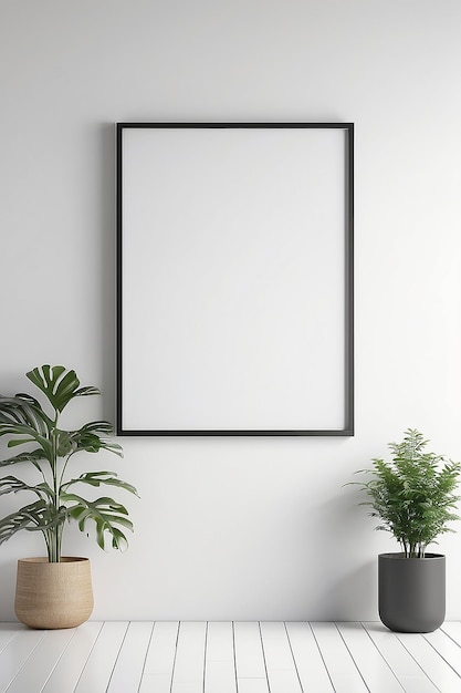 Mockup de produto na parede com espaço branco em branco com espaço em branco para colocar seu projeto