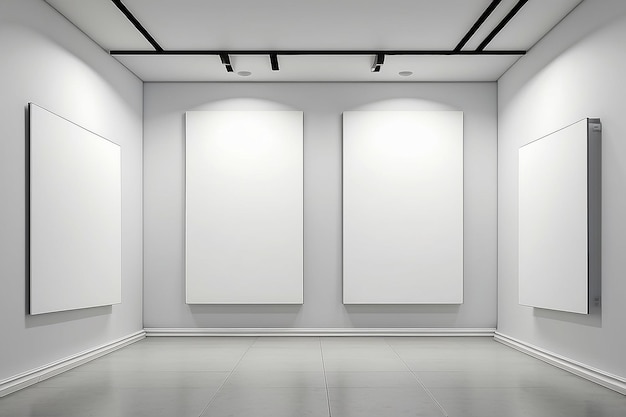 Mockup de sinalização de banheiro com espaço vazio branco em branco para colocar seu projeto