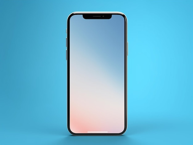 Mockup de tela de smartphone à mão