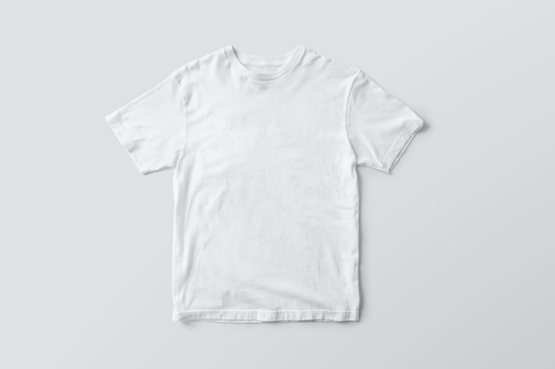 Mockup der weißen T-Shirt-Vorlage für Männer