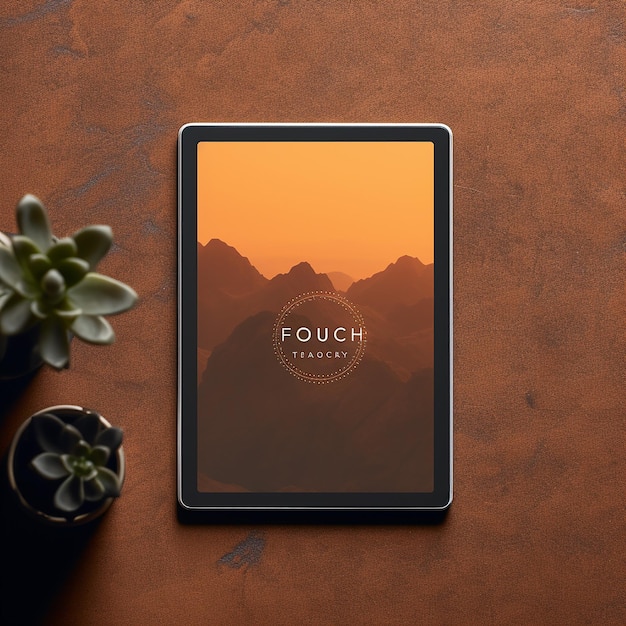 Mockup des digitalen Geräts