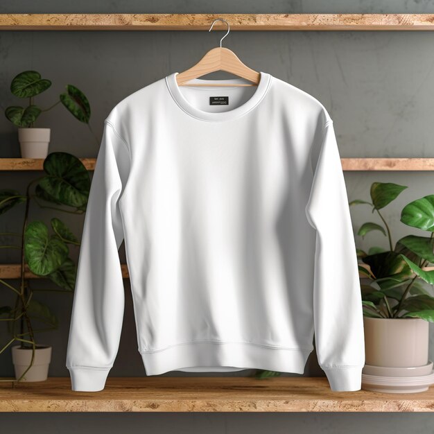 Foto mockup des leeren sweatshirts