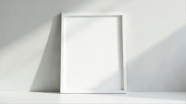 Mockup des weißen Rahmens