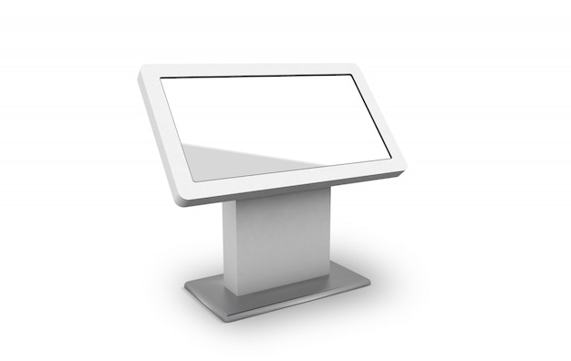 Foto mockup digital signage kiosk