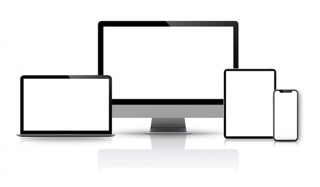 Mockup de los dispositivos