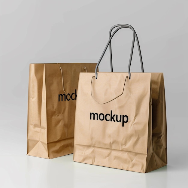Mockup do saco de papel