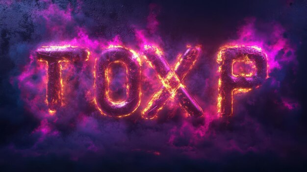 Mockup del efecto de texto de disolución tóxica