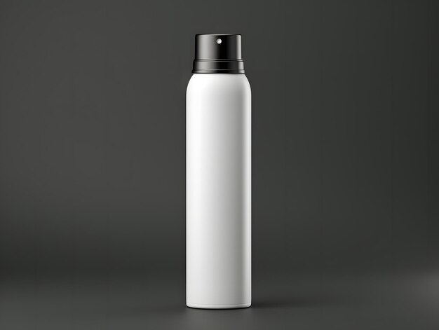 Mockup einer 3D-Deodorantspray-Flasche