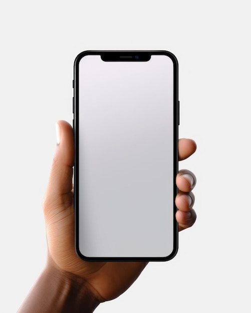 Mockup_empty_blank_smartphone_screen_a_hand