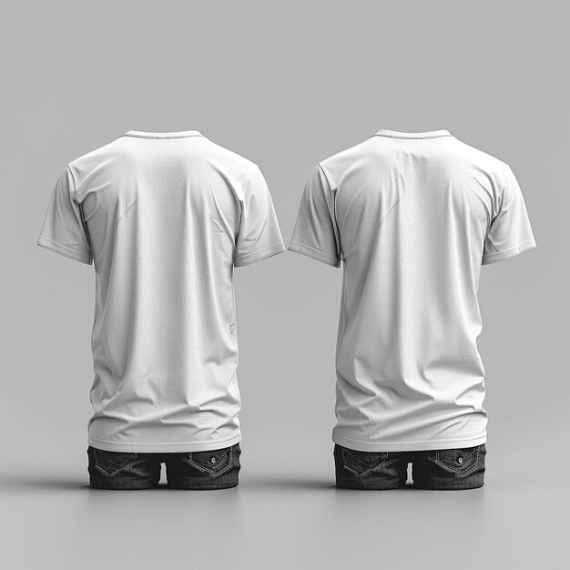 Foto mockup für ein leeres t-shirt