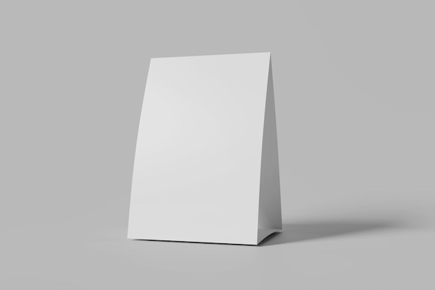 Mockup für ein leeres Tischzelt