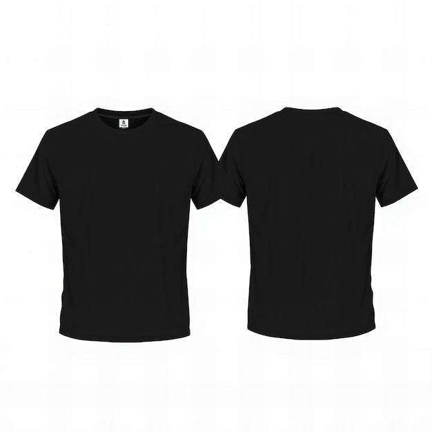 Mockup für schwarzes T-Shirt